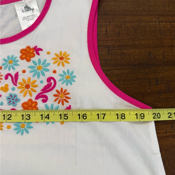 Disney White Top with Colorful Embroidery - Picture 6 of 6